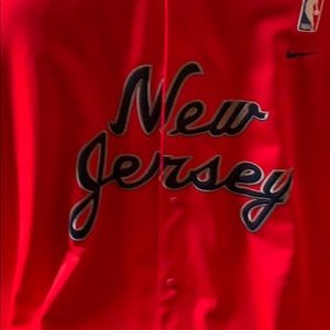 Through back basketball jersey